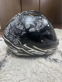 Kabuto exceedLサイズインカム付きゴールド ミラーシールド - メルカリ