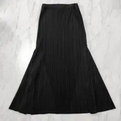 極美品✨PLEATS PLEASE プリーツ　ダブルジップ　ロングスカート　黒 2025年最新】PLEATS PLEASE レディース ロングスカートの人気