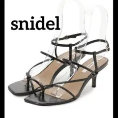 スナイデル ウェーブストラップサンダル ミュール M 23.5 snidel