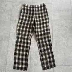 ユナイテッドアローズ　パンツ　ズボン　タータンチェック カジュアル　ストレートM