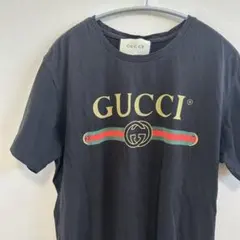 竜*次様 GUCCI ロゴ Tシャツ 黒　チルドレン　キッズ 竜*次様 GUCCI ロゴ Tシャツ 黒 チルドレン キッズ - メルカリ