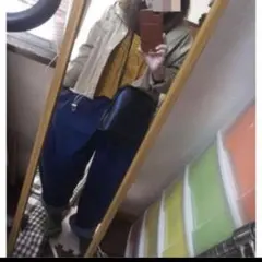 しまむら サーカスパンツ デニムパンツ サルエルパンツ Mサイズ