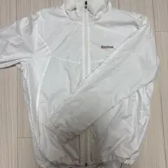 Reebok ホワイト ナイロンジャケット