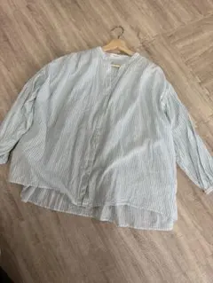 studio CLIP 長袖ブラウス 綿