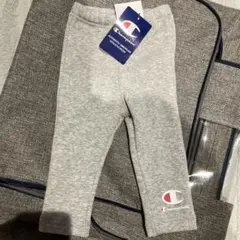 新品 80サイズ Champion グレー パンツ 裏起毛