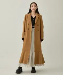 新品 AMERI MERMAID COAT キャメル アメリ マーメイドコート