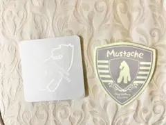 Mustache 犬ギャラリー ステッカー