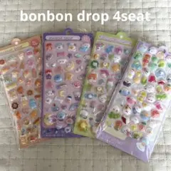 bonbonドロップシール　4枚