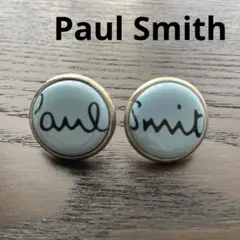 【希少】Paul Smith カフス カフリンクス　水色のサムネイル