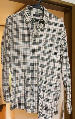 【美品】バーバリーBurberryブラックレーベル長袖シャツ⭐︎ノバチェック秋冬