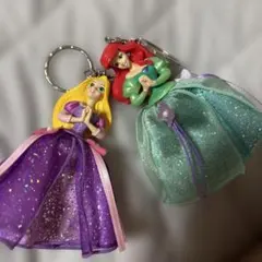 ⭐️ディズニー プリンセス キーホルダー 2種セット