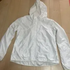 Puma ホワイト ウィンドブレーカー フード付き