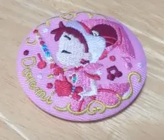 おジャ魔女どれみ 刺繍缶バッジ ビスケット 春風どれみ