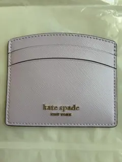 【新品未使用】kate spade パスケース　紫色