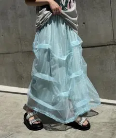 CIAOPANIC タックラメチュールボリュームスカート