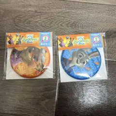 ズートピア　happyくじ　I賞　缶ミラー　ニック　ジュディ