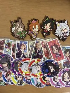 ウマ娘　シール　ラバーマスコット　セット
