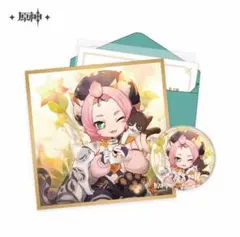 原神　運命の日シリーズ　ディオナ　（缶バッジ、色紙、封筒入り）