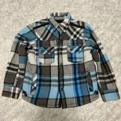 チェック柄フランネルシャツジャケット