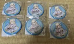 DMMスクラッチ 俺は星間国家の悪徳領主 缶バッジ　クリスティアナ　6点