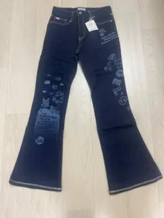 エンジェルブルー　フレアデニム