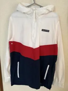 Hollister ナイロンジャケット トリコロール XS