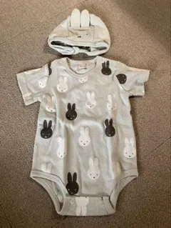 プティマイン　ミッフィーロンパース 80サイズ