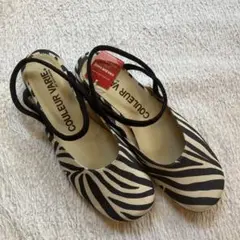 新品未使用COULEURVARIEクロールバリエ サンダル フラット 24cm