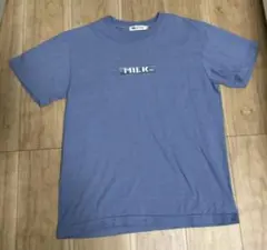 MILKFED. Tシャツ ブルー 半袖 ロゴのサムネイル
