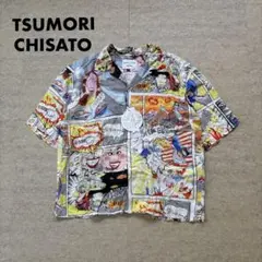 新品 tsumori chisato ツモリチサト 総柄シャツ ニコアンド L