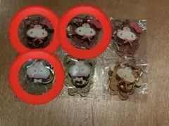 サンリオキャラクターズアクリルキーホルダーラテくま　4点セット