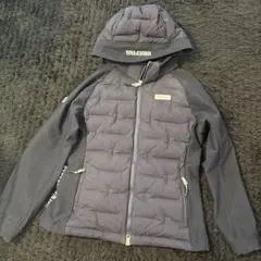 ブリーフィング　フード付きダウンジャケット レディース ネイビー　sサイズ