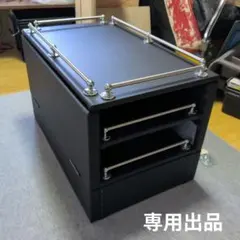 宮城様専用】コンソールBOX【ブラックレザー】 - メルカリ