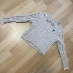 GLOBAL WORK ケーブル編みセーター 140