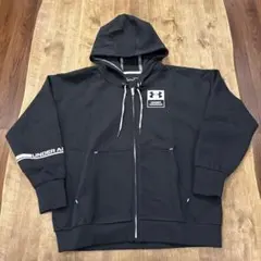 新品 未使用 UNDER ARMOR ジップパーカー ブラック レディースXL