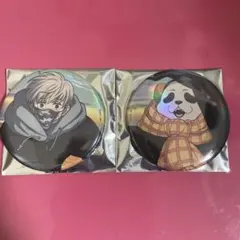 呪術廻戦展 狗巻棘 パンダ　海辺 缶バッチ