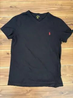 メンズ Polo Ralph Lauren ブラック Vネック Tシャツ xs