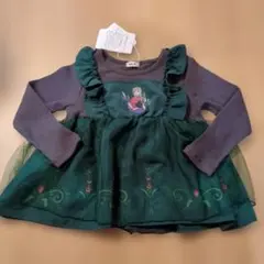 RELA アナ雪　アナ　長袖カットソー　チュニック110