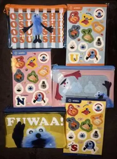 パペットスンスン　スシロー　クリアポーチ　シール