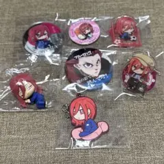 ブルーロック ブルロ 千切 缶バッジ アクスタ ラバスト フィギュア セット