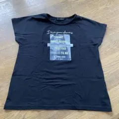 JENNI love ロゴプリントTシャツ ブラック150のサムネイル