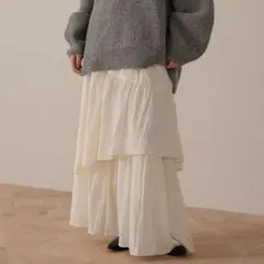 LOWRYSFARM アシメティアードスカート