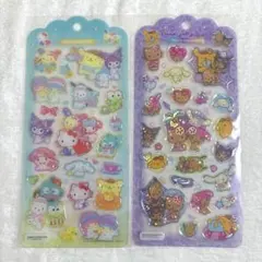 【サンリオ】ドロップジュエリーシール　サンリオキャラクターズ　2点セット