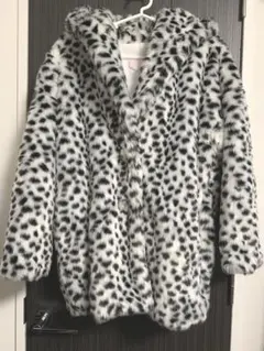 ZARA ファーコート 豹柄 98cm - メルカリ
