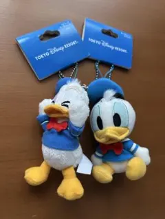 東京ディズニーリゾート ドナルドダック ストラップ 2体セット