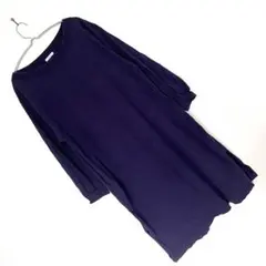 《スタディオクリップ/studio CLIP》【L】長袖ワンピース パープル