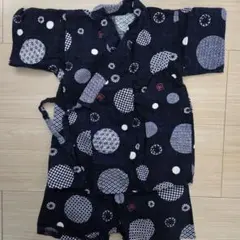 水玉模様 甚平 90cm