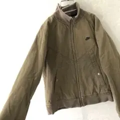 00ｓ ＮＩＫＥ ワンポイント ブルゾン ｙ２ｋ 丈短 ヴィンテージ ブラウンＬ