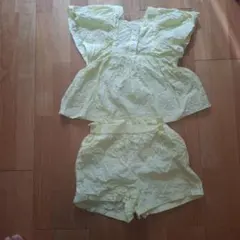 ZARA イエロー チェック柄 18-24ヶ月 セットアップ