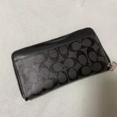 Coach ブラックレザー 長財布